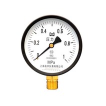 압력게이지 Y100진공 음압계 기본 압력계 0-0.6/1.0/1.6/2.5/4/6Mpa, T09-압력 0~0.1Mpa
