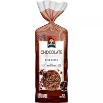 [미국직배송]퀘이커 라이스 케이크 100% 통곡물 글루텐프리 [맛선택] Quaker Rice Cakes Whole Grain, 초콜렛 205g, 205g, 1개