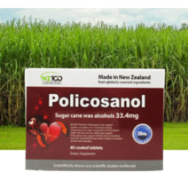 뉴질랜드 NZ100 사탕수수 폴리코사놀 쿠바 산 33.4mg 60 정 직구 쿠바산 폴리코사놀33.4mg +사은품, 1개