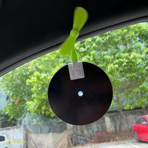 환풍기 태양 강화한 패널 에너지 절약 USB 연결 애완 동물 개 집에 대 한 휴대용 5W 환기 팬 홈 캠핑 자동, 한개옵션0