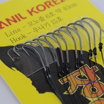 [단일코리아] 장어전용바늘 우나기 장어 바늘, 장어전용바늘 17호(10개입)