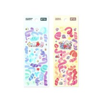 다이어리 꾸미기 BT21 마이리틀버디 컨페티스티커, 홀로그램(251123)