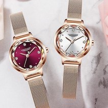 엔템 로즈골드 여자 메탈 시계