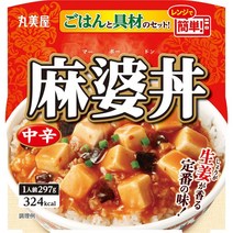 텐동 연어덮밥만들기 덮밥맛집 일본식덮밥 마루미야 레인지로 간단! 마파덮밥 중 매운밥 포함 297g×6개, 상품선택, 6개