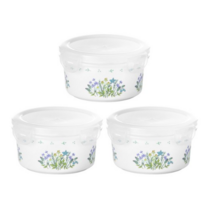 코렐코디네이츠 허브 도자기 원형찬통 소 350ml, 3개, 단품