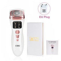 미소온열 갈바닉 얼굴 쿨링 스팀 고주파 미니 HIFU 3 세대 오리지널 EMS RF 플러스 초음파 회춘 리프팅 테, 02 EU 2nd Generation