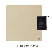 캠핑 그릴 숯불 미니 접이식 웨버 야외용 화로대 fire pit mat fireproof 스토브 매트 담요 그라운드 테라스 데크 잔디 캠프장 fiberglass ember, 2-다크 카키