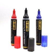 영재칠판 유리칠판 보드마카 생잉크형, 블랙