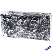 투명 유리블럭 불투명블럭 벽돌 칸막이벽, 초백색, 190x190x80mm