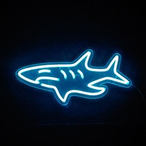 네온사인 상어네온사인 하이라이트네온사인 LED네온사인 실리콘네온사인 전광판 네온간판 LED보드 아이방조명 아이방취침등 집들이선물조명, 네온사인(기본구성)