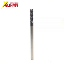가공 정밀 밀링 커터 4 Flute Φ3.0 * 75L 100L HRC50 CNC 공작 기계 솔리드 카바이드 엔드 밀 텅스텐 스틸 공구, 3.0X12LX3DX100L-4T, 1pcs