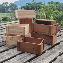 나무상자제작 소나무 원목 가구 촬영용 박스 우드공간, 우드브라운L 50x32x20cm