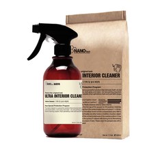 나노텍 가죽세정제 자동차 실내 및 다목적세정제 (수입차) 520ml, 가죽 및 실내세정제 + 고중량 드라잉타월