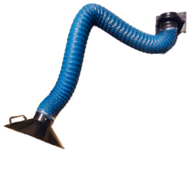 접이식 국소 배기 장치 암 자바라 후드 정화기 흡입, 벽걸이 4m(200mm)