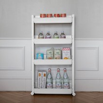 리바트 리바트키친 틈새 수납장 4단, 단품없음