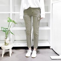 103st 카고 조거 밴딩 배기 팬츠 카키 (빅사이즈 S-3XL)