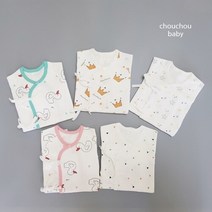 슈슈비 [슈슈비] 신생아 배냇저고리 양면베넷