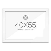 보석십자수액자 40x55 고급형 우드 화이트, 없음