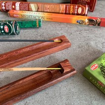 [봄맞이] 인센스스틱홀더 로즈우드 향받침 인센스홀더 각도조절 9999EA, 쿠팡 포지티브 바이브