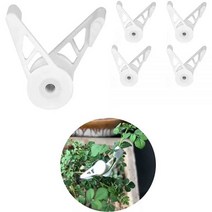 수동 파이브 밴딩기 10pcs 360 도 식물 가지 벤더 조정 가능한 지원 고정 클립 화분 홀더 도구 정원 용품, 10 pcs green