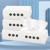 페이스타올 수건대용 세안 /일회용수건/여행용수건/건/습 겸용/신생아 건티슈/저자극 100매, 4개