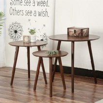 원형테이블 타원형식탁 확장형 반원 호두나무 북유럽 일식 블랙호두 원목 복합 티 테이블, 05 60+48 데스크톱 투피스