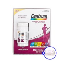 [국내발송] 센트룸 포 우먼 멀티비타민 미네랄 112정 + 베베숲 물티슈 80매