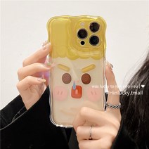 iPhone14promax에 대한 재미있는 만화 소시지 입 애플 13 케이스