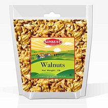 SUNBEST Natural Shelled Raw California Walnuts in Resealable Bag … (1 Lb), 1