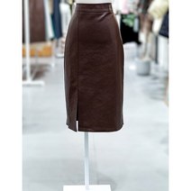 레코브 [레코브]앞트임가죽스커트(LC31BYSK549A)