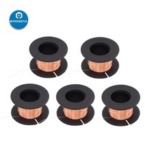 TS GLOBAL 전기 전도도 0.1mm 권선 에나멜 와이어 구리 솔더 전자 제품 휴대 전화 마더 보드 DIY 수리, 02 3Pcs