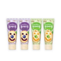 복음자리 짜먹는잼100g(블루베리2개+사과버터2개), 1세트