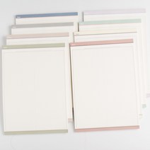 심플 대형 A4 떡메모지 다꾸 인스 공시생 공부 필기 모눈 대떡메 메모지 메모 노트 패드, 스톤 아이스