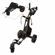 골프 캐디 카트 Caddytek 접이식 푸시카트 경량 카트 반자동 컴팩트 전동카트 전기, 전자동 커브드 전동차