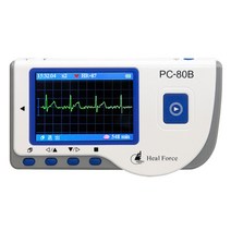 심장 박동수 심전도기계 휴대용 가정용 모니터 측정기, PC 80B ECG