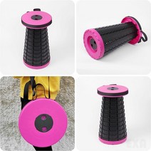 접이식 휴대용 의자 핫핑크 캠핑용 접이식 의자 휴대용 접이식 의자