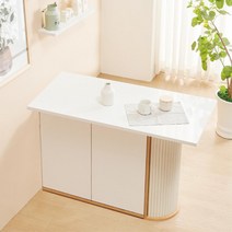 원룸 템바보드 인테리어 주방식탁 감성가구 세라믹, 색상, 02.1200_내추럴