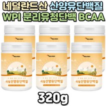 성인 산양유 단백질 분말 산양유단백분말 밀크 칼슘 카제인 세라마이드 노인 중년 단백질 보충제 더블유피아이 WPI 분리유청단백 함유 BCAA 아미노액티브 BCAA, 320g, 3개