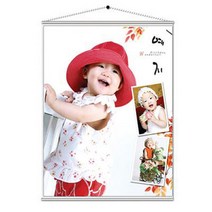 이미지짱 90 x 120 cm 벽걸이스크린 족자 사진블라인드 포토족자 실사 웨딩 여행 돌잔치 결혼 가족사진
