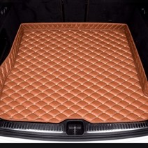 트렁크 매트 토레스 bmw 테슬라 아우디 Q5 2009-2018 2019-2022 용 맞춤형 자동차 트렁크 매트 차량 액세, 05 Brown_01 Q5 2009-2018