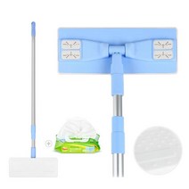 가정용 거실 청소 마대 물청소 대걸레 물걸레청소기 아파트 마루, 청소밀대and청소포리필 30P