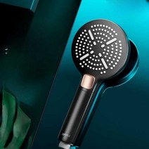 (정리) Op 부스터 샤워 휴대용 노즐 샤워 욕조 온수기 호스 Bathmaster 샤워 헤드 Q, 블랙-110mm 3단 부스트