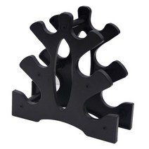 아령 pvc 리프팅 브래킷 스토리지 랙 공간 절약 스탠드 홀더 체육관 용 재사용 가능한 피트니스 디스플레이 액세서리, 02 Samll Leaf