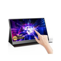 15인치터치모니터 15인치 모니터 휴대용 소형 15.6 인치 패널 usb type c, ap156 1080p, 영국 플러그