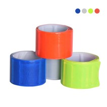 형광반사밴드 팔목 발목밴드 런닝밴드 자전거 야간 반사띠, 반사밴드40cm(형광오렌지)