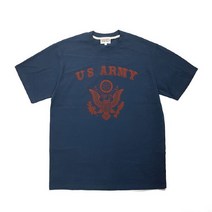 밀리터리박스 그롭스 U.S. ARMY EAGLE LOGO 반팔 티셔츠(공군블루)