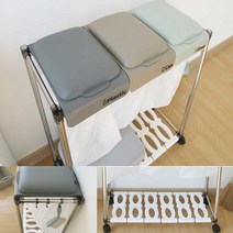 실외 실내 분리 수거함 재활용 이동식 휴지통 3P _ 30690EA, 본상품선택