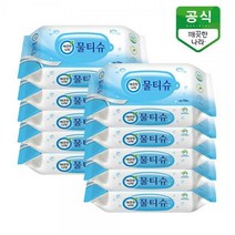 깨끗한나라 물티슈 리필 70매 x 10팩