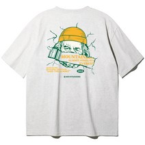 앨빈클로 마운티널스 크랙 오버핏 반팔티셔츠 AST3804 (4 COLOR)