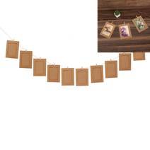 가랜드 종이액자 10p 4x6 크라프트 현관액자 미니액자 상장만들기 카페액자 사진액자만들기 임명장 훈장액자 식물